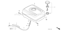 Page K Diagram and Parts List for GX270UH Type QXC9 - VIN# GCAGH-1000001 Honda Engine