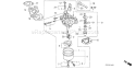 Page C Diagram and Parts List for GX270UH Type QXC9 - VIN# GCAGH-1000001 Honda Engine