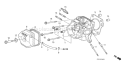 Page H Diagram and Parts List for GX270UH Type QXC9 - VIN# GCAGH-1000001 Honda Engine