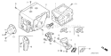 Page O Diagram and Parts List for GX270RT Type VKB2 Honda Engine