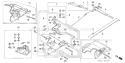 Page D Diagram and Parts List for GX270U Type VSD9 Honda Engine