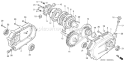 Page Q Diagram and Parts List for GX270 Type RA2 Honda Engine