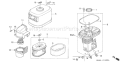 Page A Diagram and Parts List for GX270 Type QSC Honda Engine