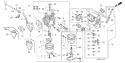 Part Location Diagram of 16260-ZE2-730 Honda Stay Assembly.- Manual Choke