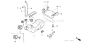 Part Location Diagram of 17701-ZM3-003 Honda Tube- Fuel