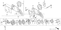 Page C Diagram and Parts List for GX31 Type TAP/A - VIN# GCAG-2100001-9999999 Honda Engine