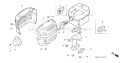 Part Location Diagram of 18381-ZE3-830 Honda Gasket- Muffler - Arrester