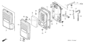 Page A Diagram and Parts List for GX340K1 Type EDN2 - VIN# GC05-2000001-3599999 Honda Engine