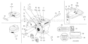Page N Diagram and Parts List for GX340K1 Type VXE/A - VIN# GC05-3600001 Honda Engine