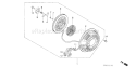 Part Location Diagram of 28400-ZE3-W02ZD Honda Starter Assembly.- Recoil T39
