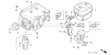 Page N Diagram and Parts List for GX340R1 Type EDS2 - VIN# GCAMK-1000001 Honda Engine