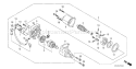 Page V Diagram and Parts List for GX340R1 Type ENT - VIN# GCAMK-1000001 Honda Engine