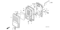Page A Diagram and Parts List for GX340RT1 Type VC2 - VIN# GCAVT-1000001 Honda Engine