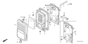 Page A Diagram and Parts List for GX340U1 Type VWE - VIN# GCAMK-1000001 Honda Engine