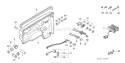 Page O Diagram and Parts List for GX340U1 Type EDT - VIN# GCAMK-1000001 Honda Engine