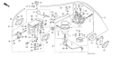 Page C Diagram and Parts List for GX340R1 Type VWS - VIN# GCAMK-1000001 Honda Engine