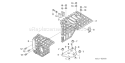 Page P Diagram and Parts List for GX340U1 Type VXB - VIN# GCAMK-1000001 Honda Engine