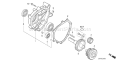 Page Q Diagram and Parts List for GX340UT1 Type LX2 - VIN# GCAVT-1000001 Honda Engine