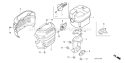 Page O Diagram and Parts List for GX340UT1 Type QAP2 - VIN# GCAVT-1000001 Honda Engine