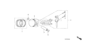 Page O Diagram and Parts List for GX340UT1 Type VA2 - VIN# GCAVT-1000001 Honda Engine