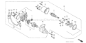 Part Location Diagram of 31212-ZE3-003 Honda Bracket- Fr.