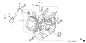 Part Location Diagram of 16541-ZE3-010 Honda Shaft- Governor Arm