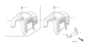Page M Diagram and Parts List for GX35NT Type T3 - VIN# GCAST-1000001 Honda Engine