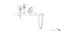 Page B Diagram and Parts List for GX35NT Type T3 - VIN# GCAST-1000001 Honda Engine