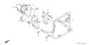 Page J Diagram and Parts List for GX360K1 Ttype DDA - VIN# GA01-1400001 Honda Engine