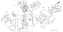 Page B Diagram and Parts List for GX360K1 Ttype DDA - VIN# GA01-1400001 Honda Engine