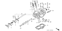 Page G Diagram and Parts List for GX360K1 Ttype DDA - VIN# GA01-1400001 Honda Engine