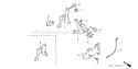Part Location Diagram of 11802-ZA0-000 Honda Stay- L. Engine Mounting