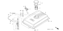 Page L Diagram and Parts List for GX390K1 Type ED6A - VIN# GCAA-3400001-9999999 Honda Engine
