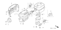 Page N Diagram and Parts List for GX390K1 Type QXS4 - VIN# GCAA-3400001-9999999 Honda Engine