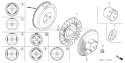 Page K Diagram and Parts List for GX390K1 Type VXE - VIN# GCAA-3400001 Honda Engine