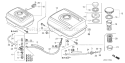 Page L Diagram and Parts List for GX390K1 Type VXE - VIN# GCAA-3400001 Honda Engine