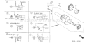Part Location Diagram of 13310-ZF6-W62 Honda Crankshaft