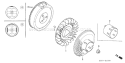 Page K Diagram and Parts List for GX390RT1 Type VXG - VIN# GCAKT-1000001 Honda Engine