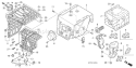 Page O Diagram and Parts List for GX390RT1 Type VXG - VIN# GCAKT-1000001 Honda Engine