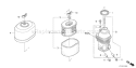 Page A Diagram and Parts List for GX390T1 Type QAPW - VIN# GCAET-1000001 Honda Engine