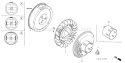 Page J Diagram and Parts List for GX390T1 Type QAPW - VIN# GCAET-1000001 Honda Engine