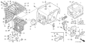 Page N Diagram and Parts List for GX390T1 Type QAPW - VIN# GCAET-1000001 Honda Engine