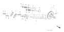 Page B Diagram and Parts List for GX390T1 Type QAPW - VIN# GCAET-1000001 Honda Engine