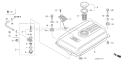 Page K Diagram and Parts List for GX390U1 Type ENT2 - VIN# GCANK-1000001 Honda Engine