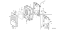 Page P Diagram and Parts List for GX390U1 Type ENT2 - VIN# GCANK-1000001 Honda Engine