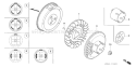 Page K Diagram and Parts List for GX390R1 Type VKB2 - VIN# GCANK-1000001 Honda Engine