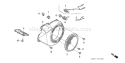 Page J Diagram and Parts List for GX390R1 Type VKB2 - VIN# GCANK-1000001 Honda Engine