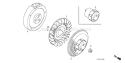Page J Diagram and Parts List for GX390UH1 Type QAA2 - VIN# GCAHH-0000001 Honda Engine