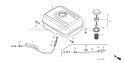 Page K Diagram and Parts List for GX390UH1 Type QAA2 - VIN# GCAHH-0000001 Honda Engine