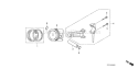 Page O Diagram and Parts List for GX390UH1 Type QAA2 - VIN# GCAHH-0000001 Honda Engine